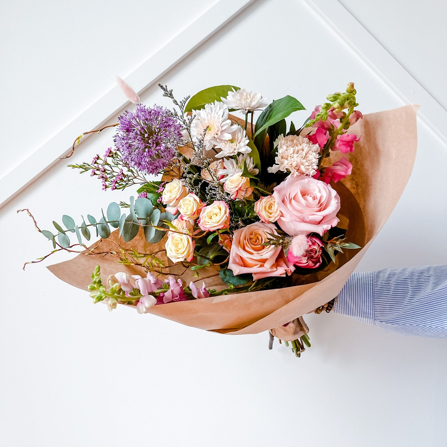 Bouquet de fleurs - Tons rosés - Miss Lili's Boutique