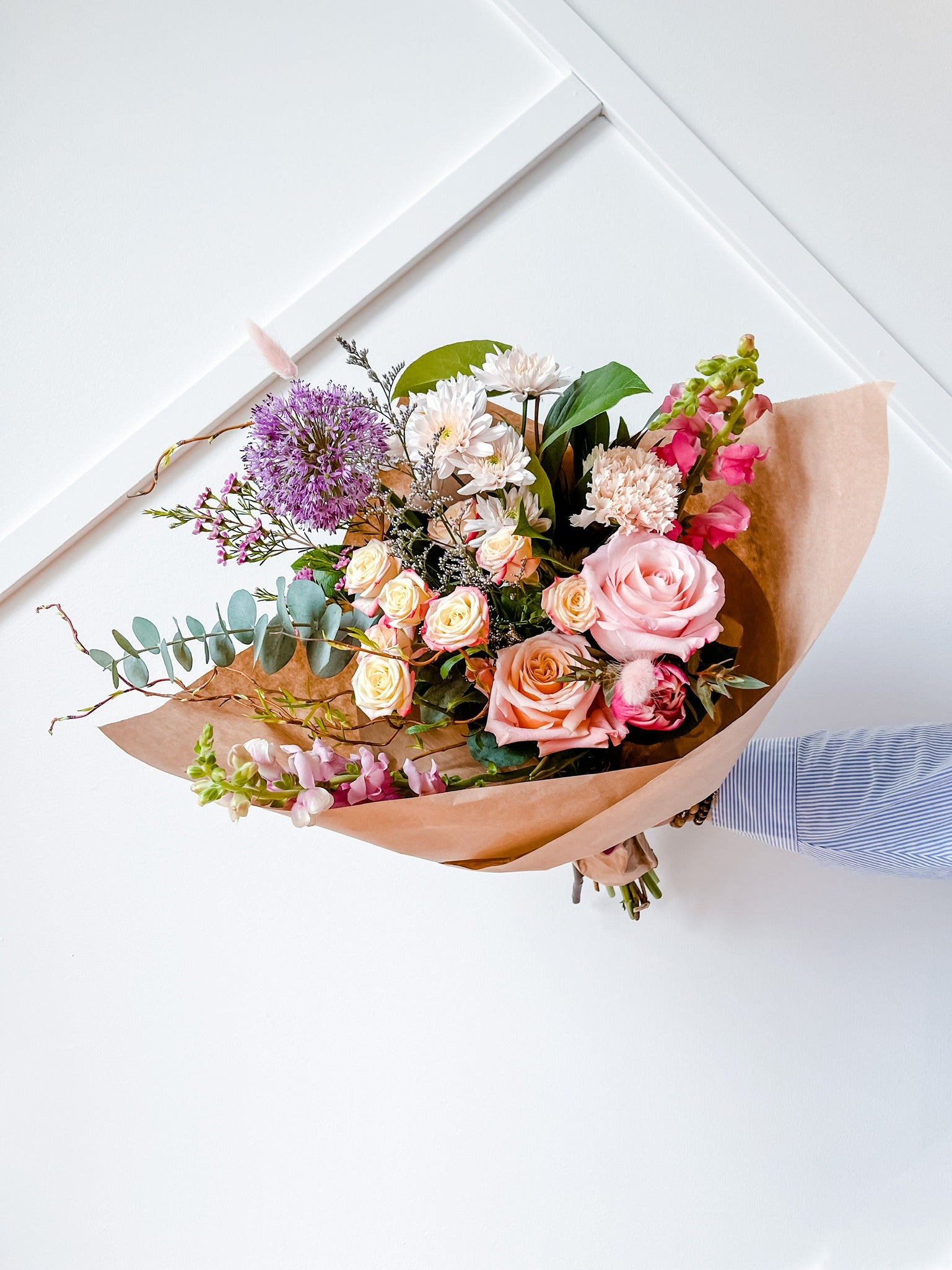 Bouquet de fleurs - Tons rosés - Miss Lili's Boutique