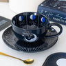 Tasse et soucoupe Phase de Lune Bleue - Miss Lili's Boutique