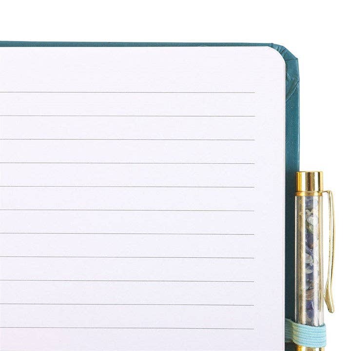 Carnet A5 Main de Hamsa avec stylo à puce en cristal - Miss Lili's Boutique