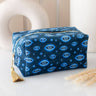 Trousse de maquillage en velours imprimé Œil qui voit tout - Miss Lili's Boutique