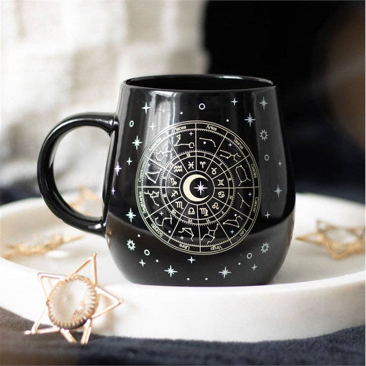 Tasse changeante à chaleur avec roue astrologique - Miss Lili's Boutique