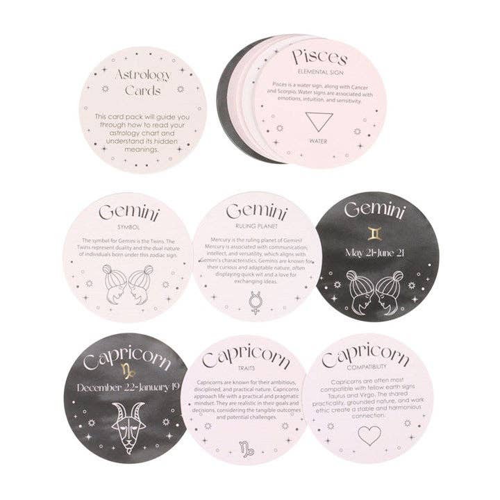 Coffret de cartes d’astrologie - Miss Lili's Boutique