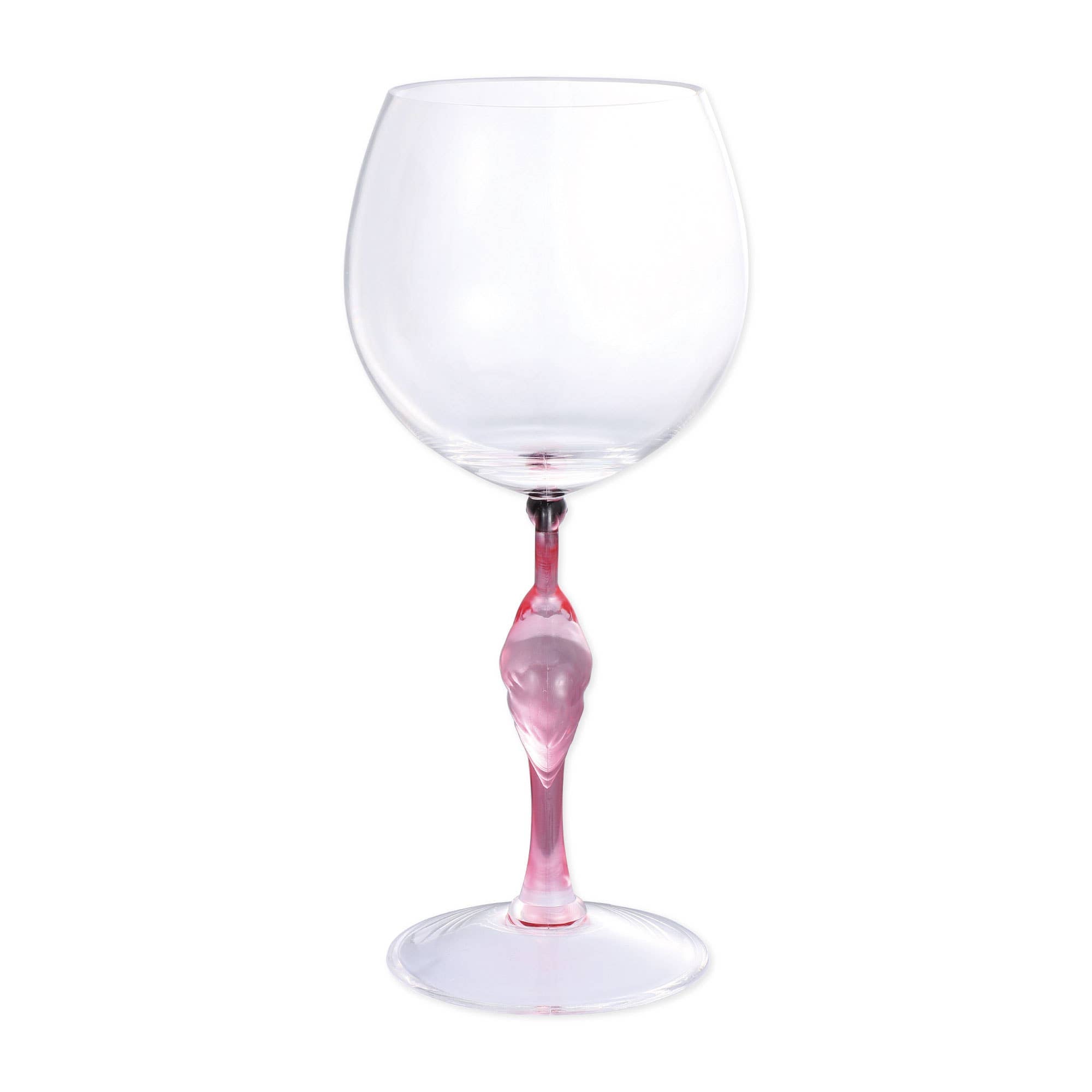 Verre à vin en plastique acrylique Flamingo 20 oz - Miss Lili's Boutique