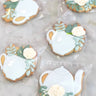 Biscuit - Tasse et fleurs