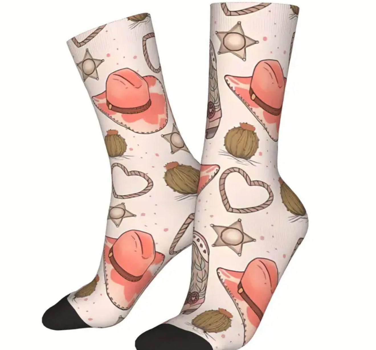 Chaussette collection cowgirl miss lilis boutique idees cadeaux, laurentides, saint-jerome