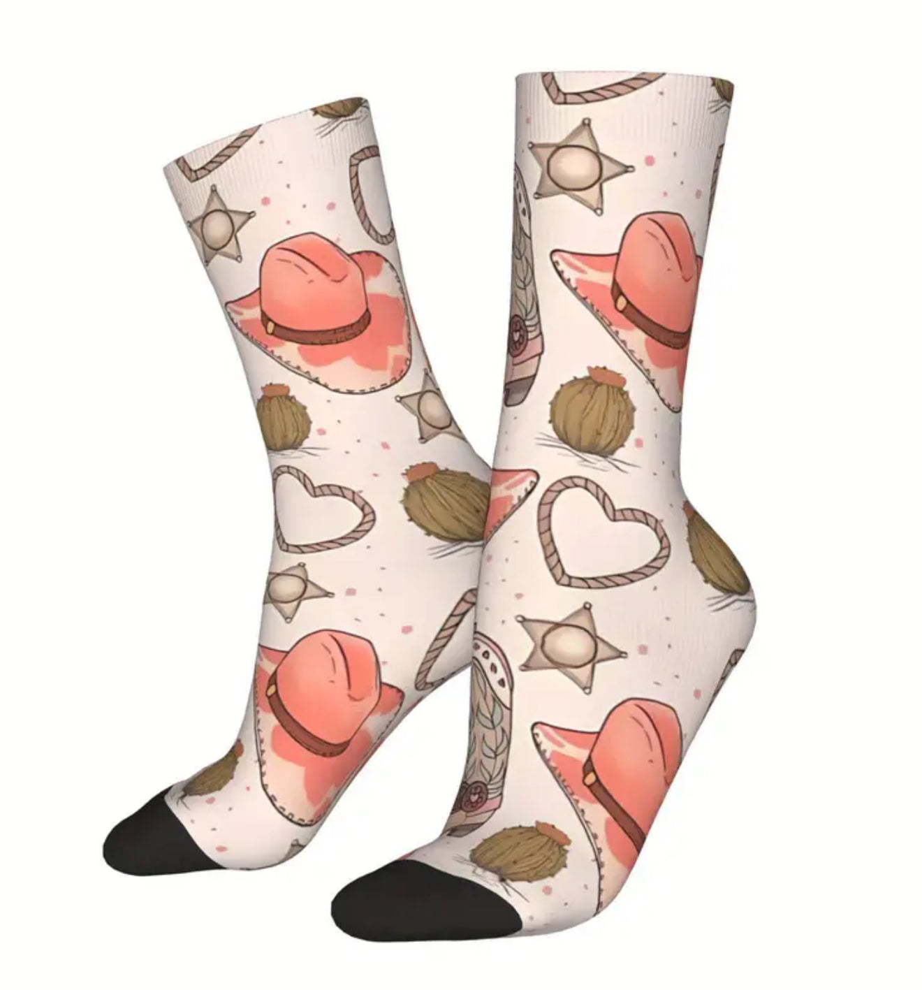 Chaussette collection cowgirl miss lilis boutique idees cadeaux, laurentides, saint-jerome