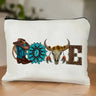 Pochette pour cosmétiques Love - Collection Cowgirl