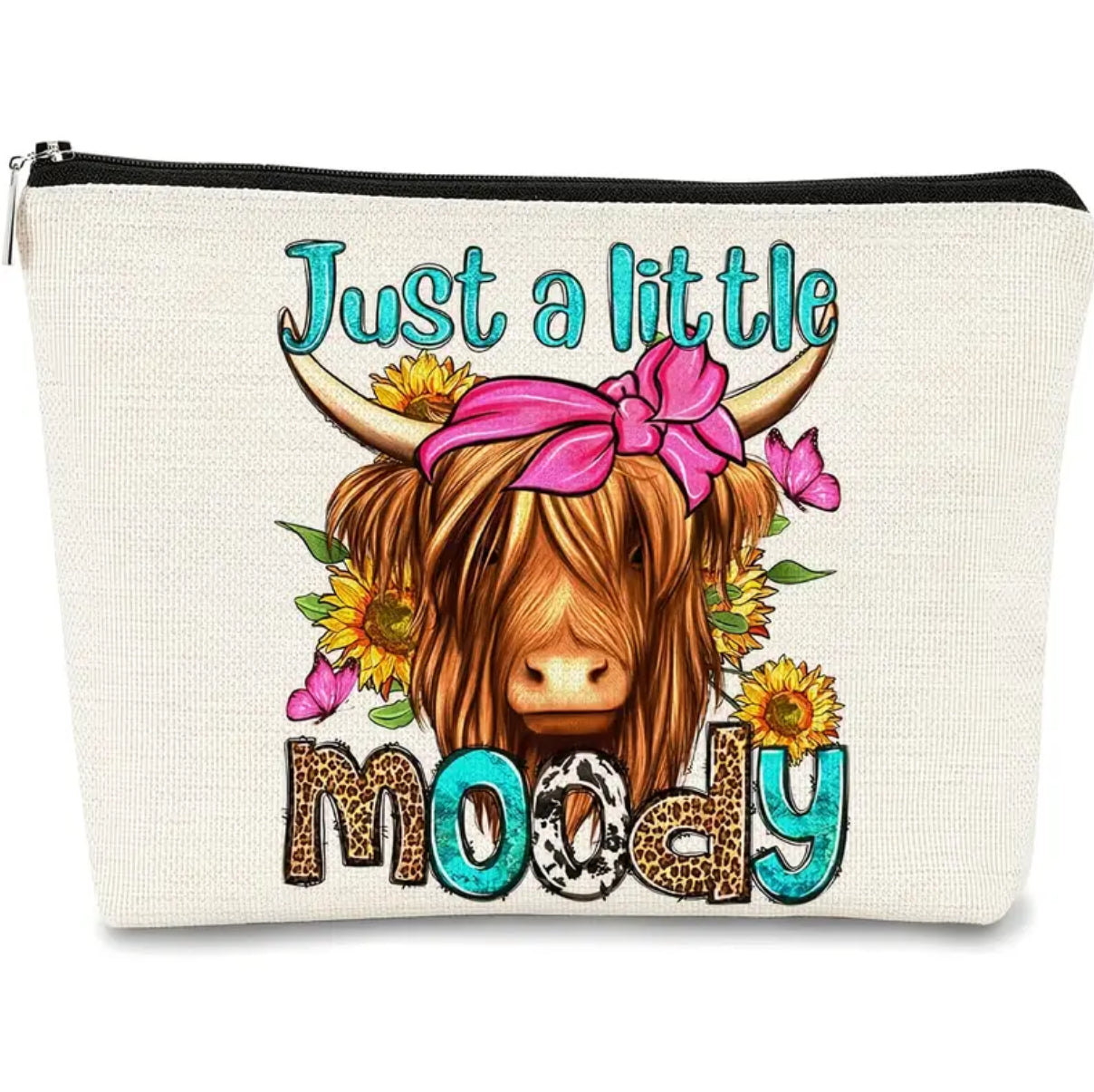 pochette à cosmétiques en lin 