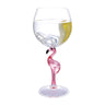 Verre à vin en plastique acrylique Flamingo 20 oz - Miss Lili's Boutique