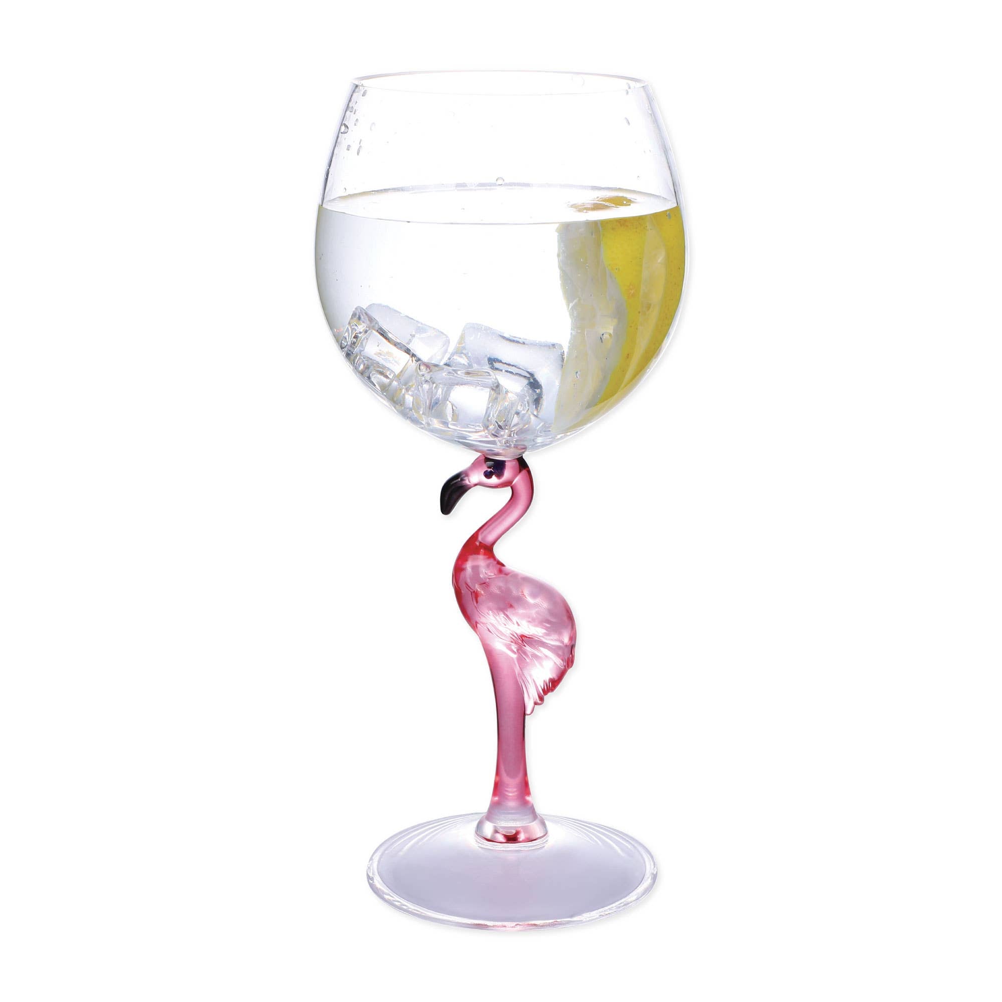Verre à vin en plastique acrylique Flamingo 20 oz - Miss Lili's Boutique