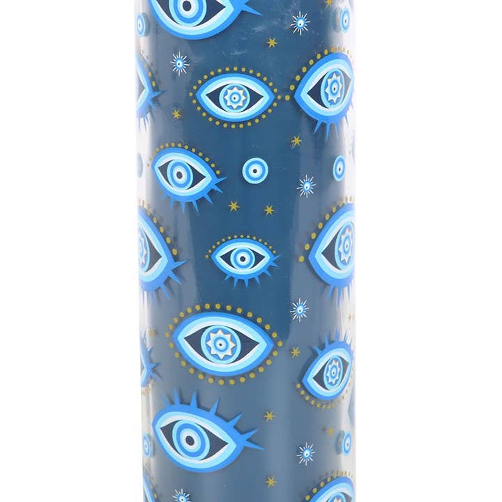 Bougie Tube Rose Blanche Œil Omniscient Imprimé - Miss Lili's Boutique