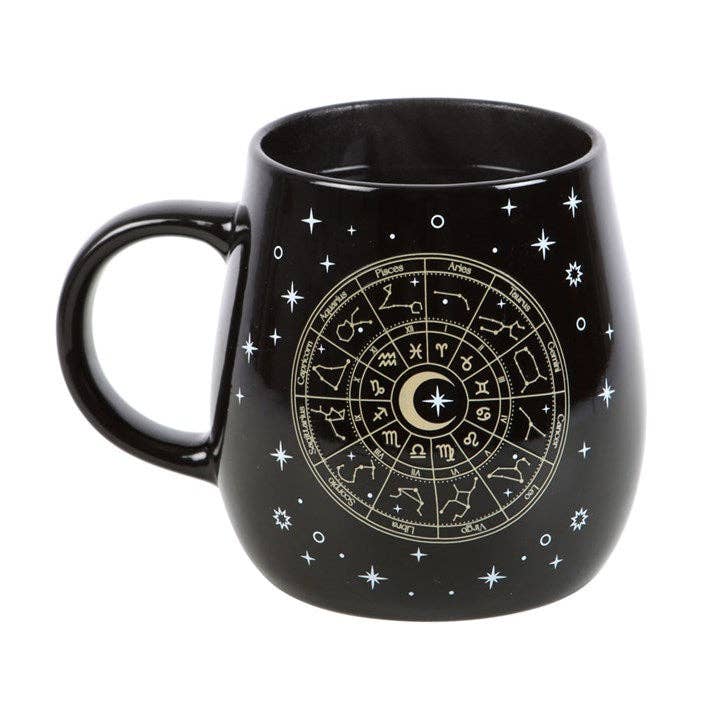 Tasse changeante à chaleur avec roue astrologique - Miss Lili's Boutique