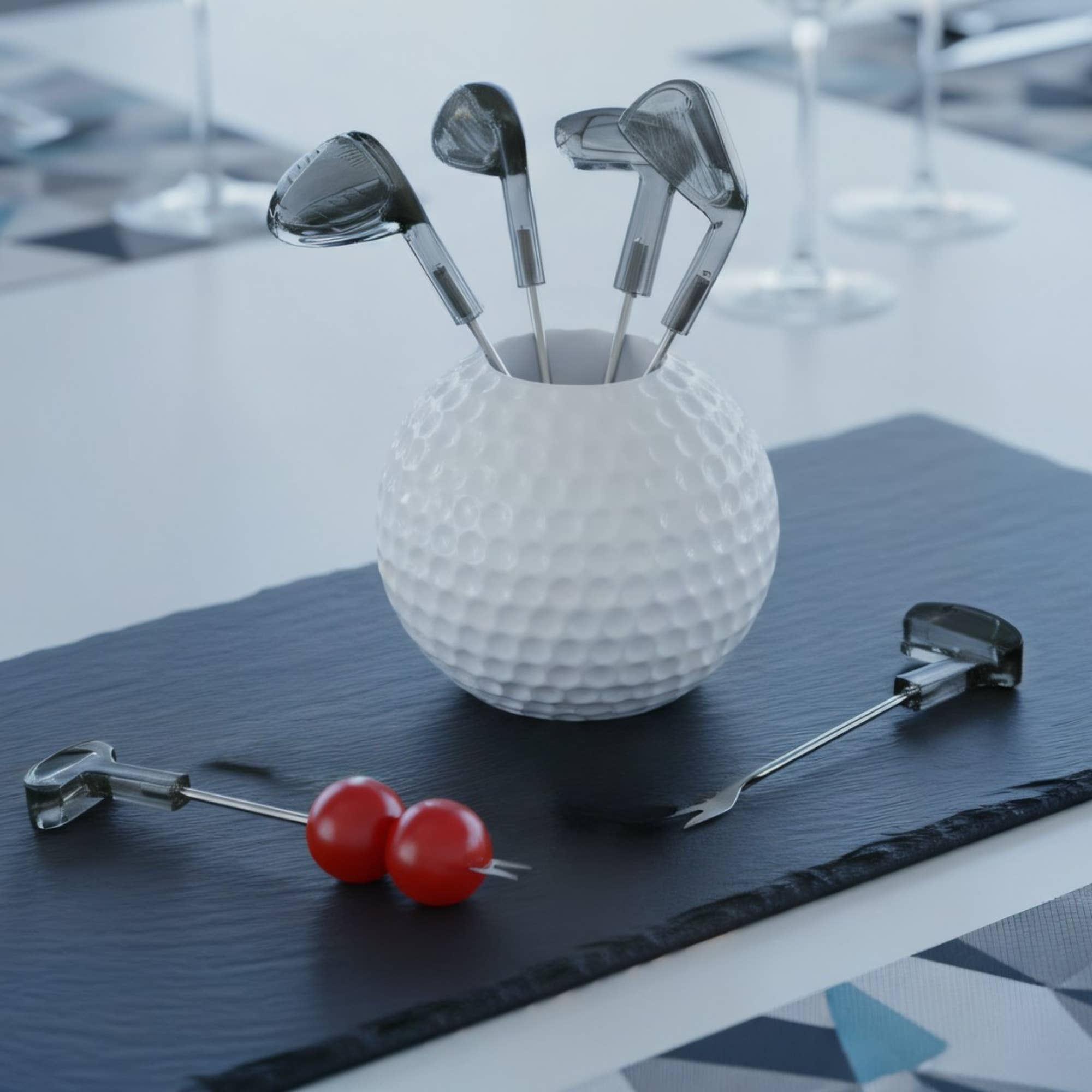 Ensemble de 7 Pièces de Pics à Cocktail Golf - Miss Lili's Boutique