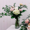 Arrangement de fleurs funéraires sérénité