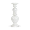 Bougeoir pilier blanc