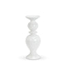 Bougeoir pilier blanc