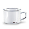 Tasse cappuccino vintage 8 oz (11 couleurs)