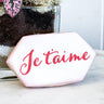 Biscuit - Je t'aime - Miss Lili's Boutique