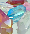 Cristal double point quartz aura