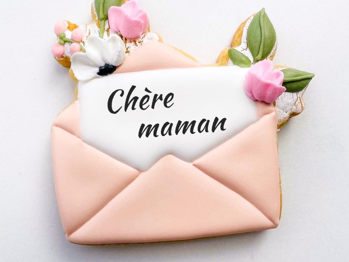 Biscuit - Lettre chère maman - Miss Lili's Boutique