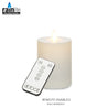 5" ivory candle with indoor/outdoor flickering flame