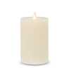 6" Cream Candle with Tactile Flickering Flame - Honey Vanilla