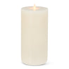 9" Ivory Candle with Touch Flickering Flame - Honey Vanilla