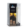 7" ivory candle with indoor/outdoor flickering flame