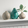 Greyish ceramic mini vase